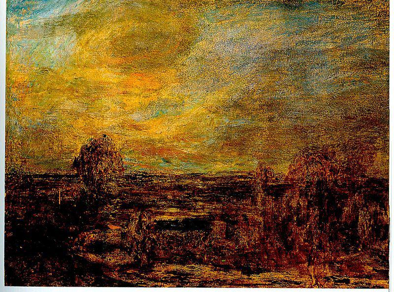 Giovanni Segantini Ebene beim Eindunkeln oil painting picture